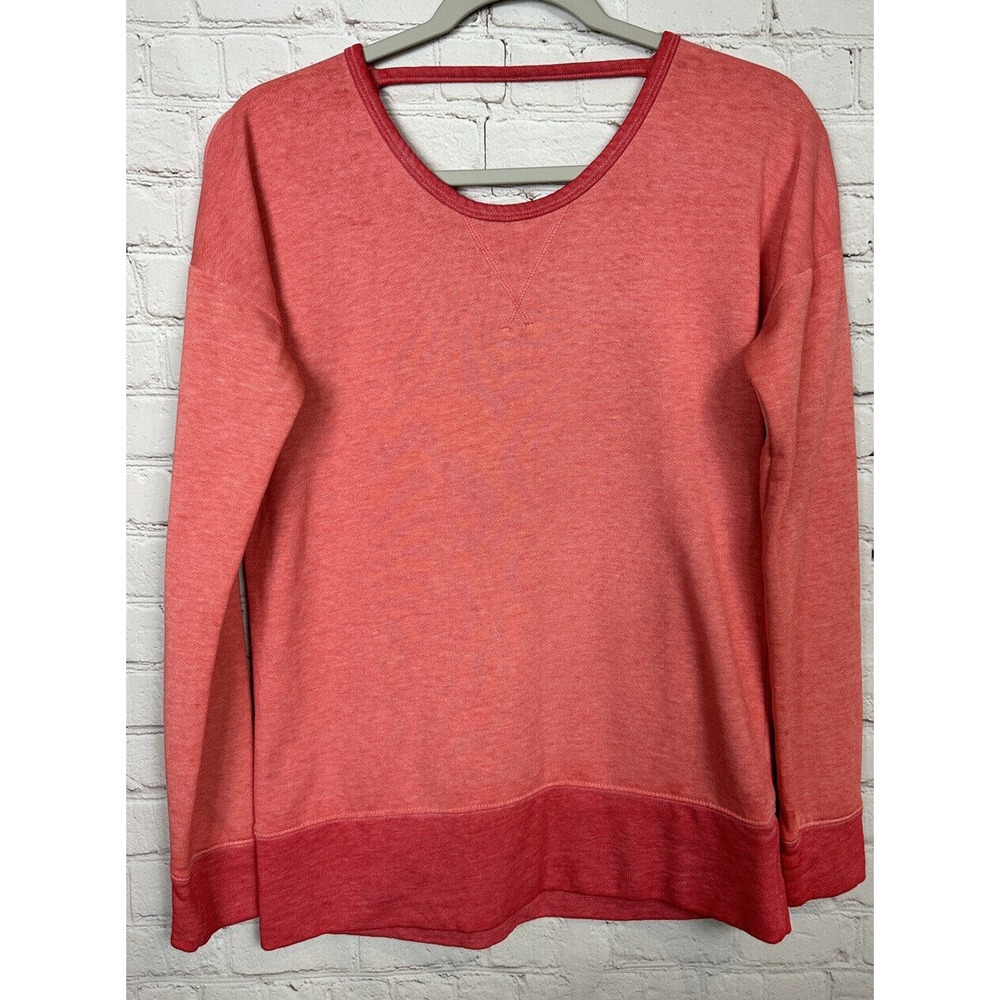 Maurices crewneck low V-back‎ long sleeve lightly fleece lined sweatshirt top S